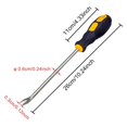thumbnail image 4 of Paquete de 4 Extractores de Clavos de 3 mm, Destornillador de Punta En U, Remache de Clavos, Extractor de Tachuelas, Extractor de Grapas, Herramienta para Quitar, 4 of 5
