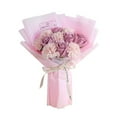 thumbnail image 4 of Preserved Flower Pink Carnation Soap Bouquet Rose Flower Mother‘s Day Gift, 4 of 4