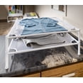 thumbnail image 2 of Homz® Stackable Countertop Drying Rack, White Plastic Frame with Mesh Netting, 2 of 3