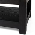 thumbnail image 6 of Maven Lane Paulo Wooden Coffee Table with Set of 2 Side Tables, Weathered Black, 6 of 12