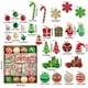 thumbnail image 3 of Precios Reducidos, Juego de 78 bolas decorativas navideñas con diseño de extraterrestres pintados, decoración de escenas navideñas Akmoler, 3 of 9