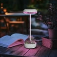thumbnail image 4 of GRANDPATIO Outdoor Solar Steel Table Lamp with USB Port and Multi-Mode Lighting, White, 4 of 6