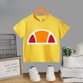 thumbnail image 5 of Ropa de verano para niños, camiseta de algodón estampada con patrón simple, camiseta para niños, niñas y adolescentes, camiseta 100 % algodón, 5 of 5