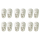 thumbnail image 1 of Protector Mini Pads Shin Soccer Guard para niños para niños Niñas (8x5 cm) Blanco, 1 of 4