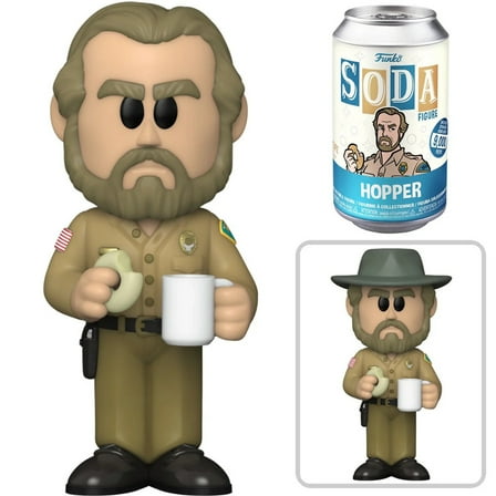 Stranger Things Hopper Vinyl Funko Soda Figure