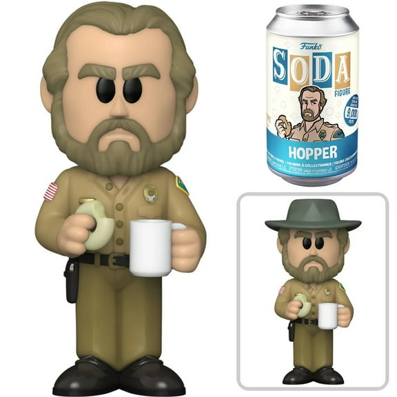 Stranger Things Hopper Vinyl Funko Soda Figure