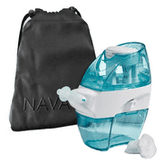 Navage Nasal Care TRAVEL Bundle: Navage Nose Cleaner, Black Travel Bag, and 30 SaltPods