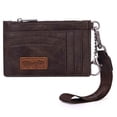 thumbnail image 1 of Montana West X Wrangler Porta Tarjetas RFID Delgado Billetera Pequeña para Mujeres con Llaveros y Pulsera, 1 of 6