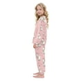 thumbnail image 4 of Fluffy Pajamas Set Fuzzy Winter Warm Pj Sets Pullover Tops and Long Pants Dogs Wearing Bows X-Large, 4 of 8