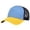 Z8-Yellow, variant on FUZHIQ Trucker Hat Mesh Back Cap, Solid Color Lightweight Wavy Stitch Brim Adjustable Baseball Cap, Breathable Summer Outdoor Cap