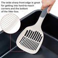 thumbnail image 3 of 2Pcs Plastic Cat Litter Scoops, Durable Cat Litter Scoops with Non-Slip Handles - Easy Sifting, Easy to Clean Cat Litter Scoops for Pets, 3 of 5