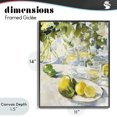 thumbnail image 4 of Stupell Industries Traditional Meringue Lemons Table Spread Black Framed Giclee Art, 11 x 14, by Annabelle Hall, 4 of 8