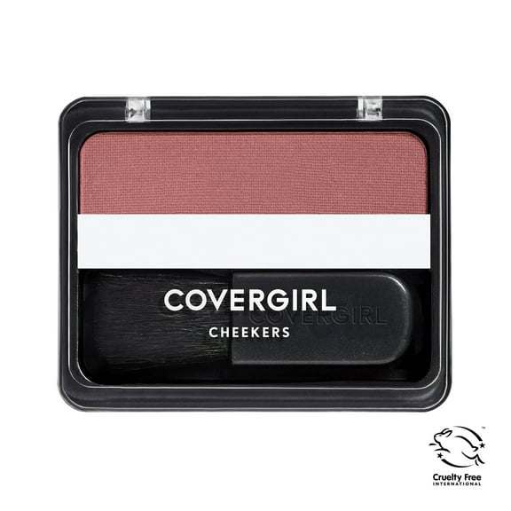 COVERGIRL Cheekers Blendable Powder Blush, 145 Rock 'N Rose, 0.12 oz