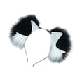 thumbnail image 4 of Diadema con orejas de perro jinwen para disfraz de Halloween Negro, 4 of 8
