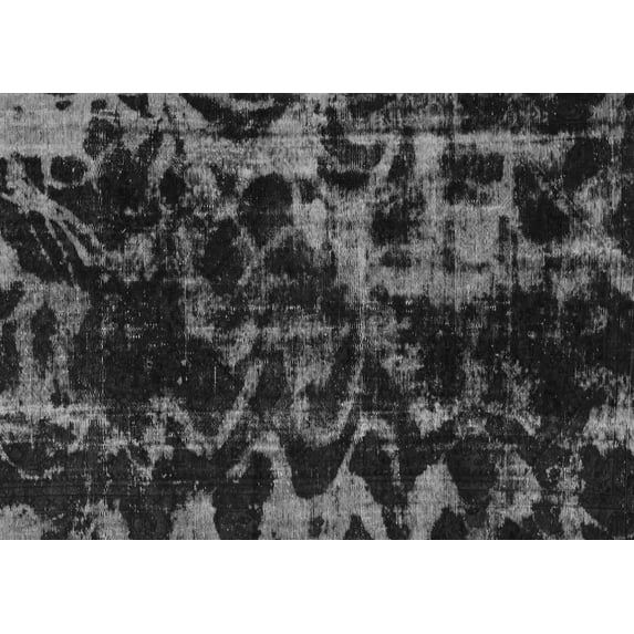 Ahgly Company Indoor Rectangle Abstract Gray Modern Area Rugs, 8' x 12'