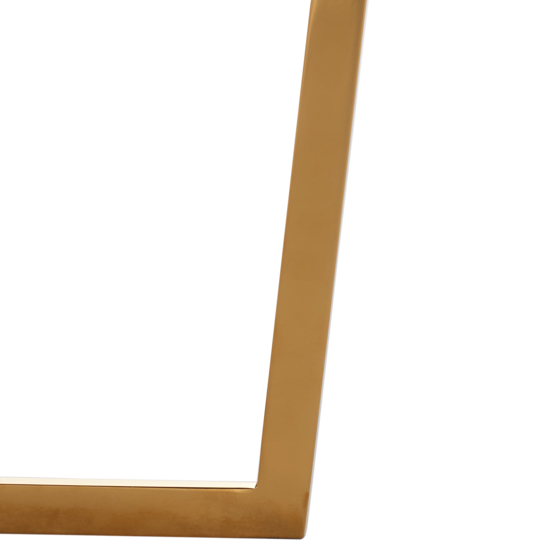 Safavieh Couture Danna Glam Stainless Steel Octagon End Table, Gold/Black