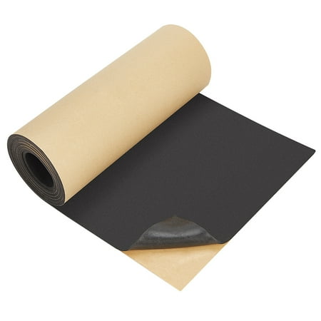 78.7x11.8inch Adhesive EVA Foam Roll 4mm Black Adhesive EVA Foam Sheets Cosplay Foam Crafts for Art Supplies Paper Scrapbooking