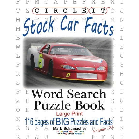 Circle It, Stock Car Facts, Word Search, Puzzle Book, (Paperback)