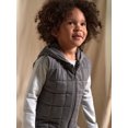 thumbnail image 4 of Modern Moments by Gerber Toddler Boy Quilted Hooded Zip Vest, Sizes 12M-5T, 4 of 10