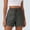 Gray, variant on BUIGTTKLOP Cotton Linen Cargo Shorts for Women Drawstring High Waisted Casual Shorts Wide Leg Lounge Shorts with Pockets