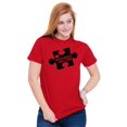 thumbnail image 4 of Different Not Less Autism Puzzle Men's Graphic T Shirt Tees Brisco Brands S, 4 of 6