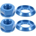 thumbnail image 1 of EeaseCA 2 Pcs M10 Écrou de Tambour Pliant en Alliage d'Aluminium (Bleu), 1 of 9