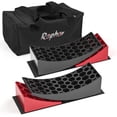 thumbnail image 1 of Rophor Camper Levelers, RV Leveling Blocks Ramps Kit for Travel Trailer, Include Two Curved Levelers, Two Chocks, Two Anti-Slip Mats and Carrying Bag, Up to 35,000 lbs, 1 of 4