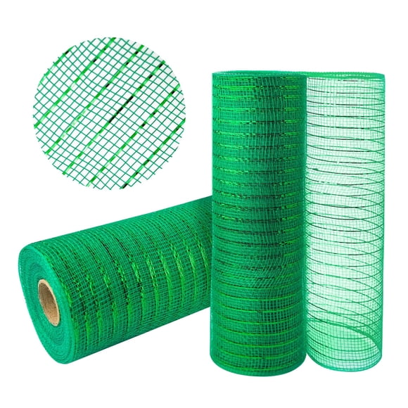 Cinta decorativa Gouzaak de 10 cm x 9 m, color verde esmeralda, 2 rollos