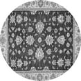 thumbnail image 1 of Ahgly Company Indoor Round Oriental Gray Traditional Area Rugs, 7' Round, 1 of 4