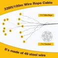 thumbnail image 4 of Kit de herramientas para prensar cables de acero inoxidable FGBNM, 100 m, 4 of 7