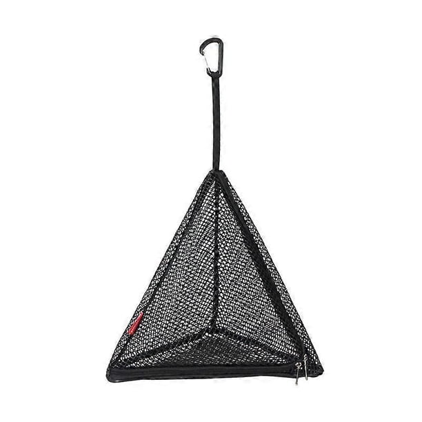 CLS outdoor triangle drying net foldable storage storage net camping hanging net storage basket PVC hanging net bag