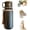 Black, variant on 2 In 1 Stainless Steel Vacuum Insulated Bottle with Lidded Cup,316 Stainless Steel Wide Mouth Design Water Bottle,Leakproof Large Capacity Thermal Flask for Travel,Gym (Pink)