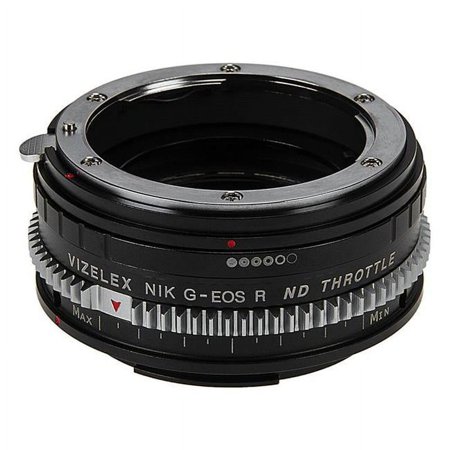 UPC: 0847372046416 | Fotodiox NikG-EOSR-NDThrtl-Cine Vizelex Cine ND Throttle Lens Mount Adapter for Nikon Nikkor