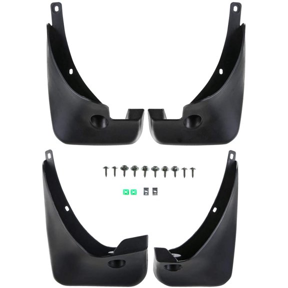 A-Premium Splash Guards Mud Flaps Mudflaps Replacement for Toyota RAV4 2006-2012 without Factory Fender Plares 4-PC Set