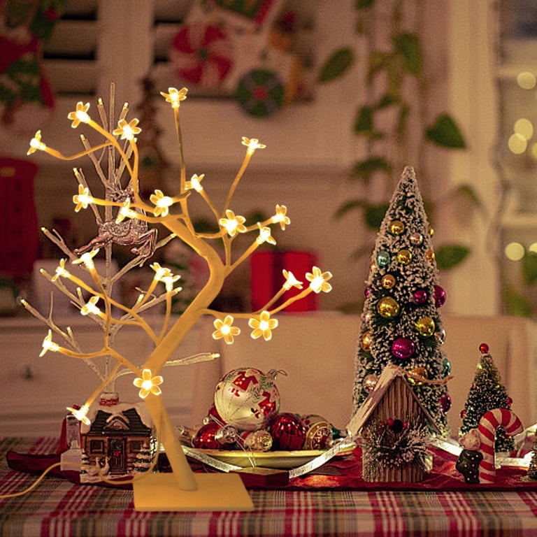 Cherry Blossom Tree Lights 40LED Lighted Tabletop Artificial Bonsai Tree  Lamp Light up Bonsai Tree for Christmas Indoor Home Bedroom Living Room,  Tabletop Decor Night Light Artificial Tree - Walmart.com