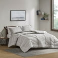 thumbnail image 2 of Gracie Mills Solid Quilted Chevron Comforter Set with 350 GSM Polyfill - GRACE-15755, 2 of 5