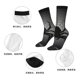 thumbnail image 5 of Balery Black Spiders Calcetas Largas con Estampado para Hombre y Mujer – Suaves y Transpirables, Talla Única (US 5-11), 5 of 6