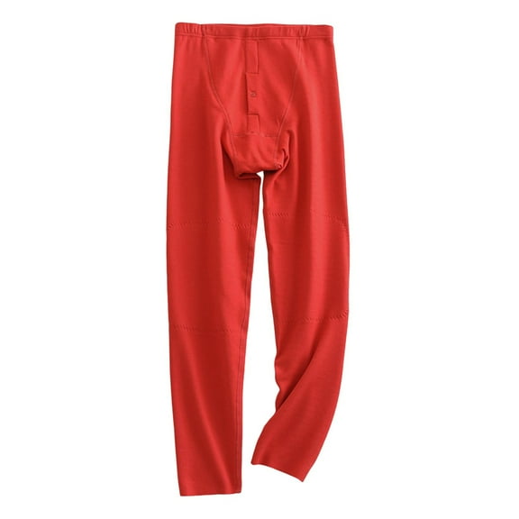 LIaqionyy Men's Thermal Long Pants Base Layer Bottoms Breathable Comfortable Underwear Pant Leggings for Cold Weather