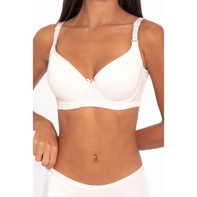 Brassier copa completa Diane & Geordi Colombia microfibra Powernet beige 34 021890