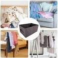 thumbnail image 3 of Giunmcul Online Shopping Fabric Storage Box with Lid Collapsible Organizer Seasonal Clothing Yarn Fabric, 3 of 5