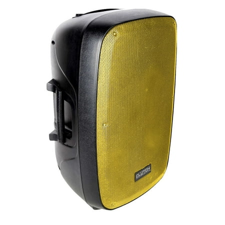 Clutch ELECTRO15-BT 15" Two Way 120W Active Portable PA Speaker with Bluetooth (Gold Grill)