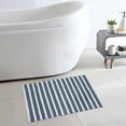 thumbnail image 2 of Mainstays Performance Handwoven Cotton Bath Rug, Blue Linen, 17" x 24", 2 of 7