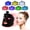Black, variant on ANGAUSS 7 Color Red Light Therapy Mask,  Silicone Led Face Mask Light Therapy, Red Light Therapy for Face, Portable Light Therapy Mask for Skin Care, Ideal for Home, Travel Use (Black)