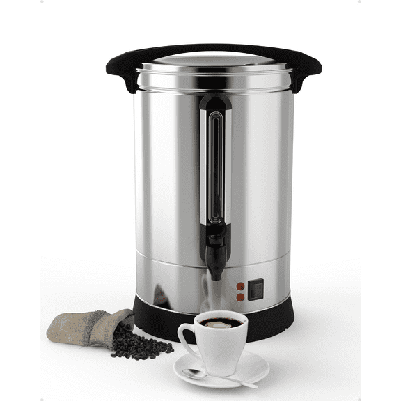 CuisinSmart 100-Cup Stainless Steel Coffee Urn Ideal
