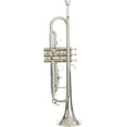 thumbnail image 1 of Trompeta Sib Niquelada Doble Llave 3 Pistones Silvertone, 1 of 1