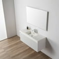 thumbnail image 6 of 48-S" Freestanding Bathroom Vanity with Sink & LED Mirror & LED Medicine Cabinet & Side-Cabinet - Matte White, 6 of 8