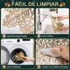 thumbnail image 4 of Manteles Individuales de Copo de Nieve 6PCS, 38cm PVC Material Copo de Nieve Manteles Individuales, Decoración de Mesa para Festivales de Invierno Fiestas de Navidad Fiestas de Navidad, Dorado, 4 of 7
