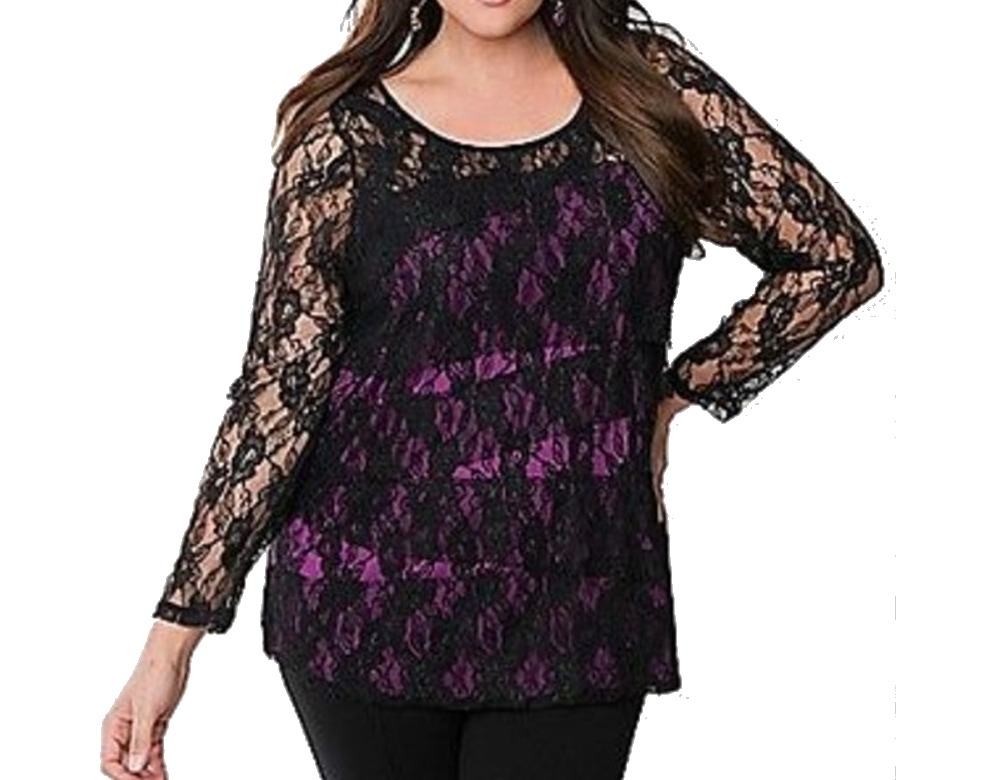 lane bryant lace top