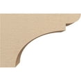 thumbnail image 3 of 7"W x 21"D x 14"H Classic Yorktown Rough Cedar Woodgrain TimberThane Corbel, Primed Tan, 3 of 6