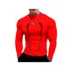 thumbnail image 1 of Sunloudy Hombres Camisa Deportiva, Cuello Redondo Manga Larga Elástico Secado rápido Tops Fitness Running Ropa Casual Sunloudy moda, 1 of 4